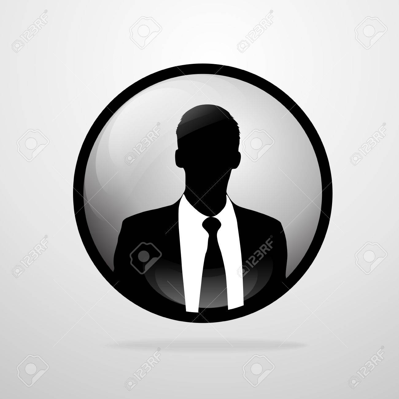 Black, gray and while silhouette of a man